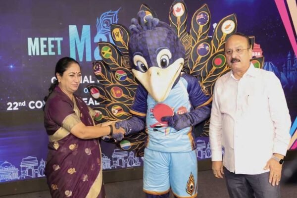 Delhi: कॉमनवेल्थ टेबल टेनिस चैंपियनशिप 2026 के लिए शुभंकर ‘मयूर’ लॉन्च