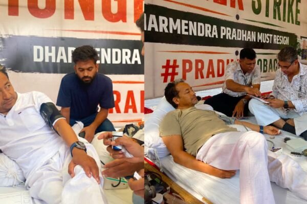 Delhi News:15वें दिन भूख हड़ताल जारी : जंतर-मंतर पर सोनम वांगचुक की तबीयत और बिगड़ी, 7.8 किलो वजन घटा