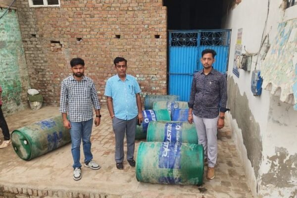 RAID: टिब्बी में गर्ल्स स्कूल के पास 1588 लीटर पेट्रोल जब्त, दुकान सील
