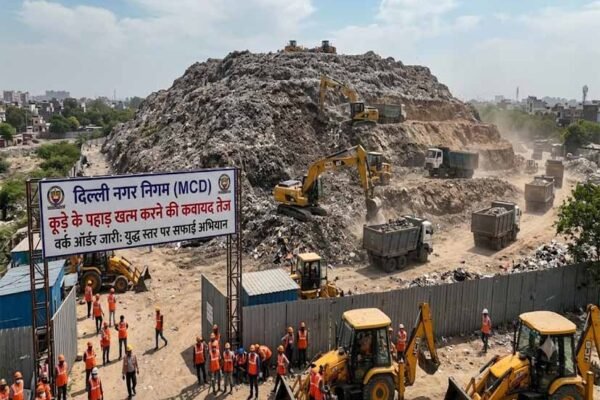 Delhi: दिल्ली के कूड़े के पहाड़ों को हटाने के लिए MCD का बड़ा कदम