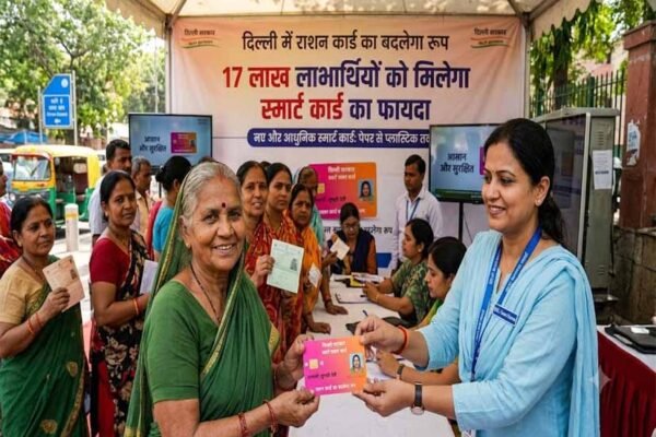 Delhi: दिल्ली में अब राशन कार्ड होगा स्मार्ट, 17 लाख लोगों को होगा फायदा
