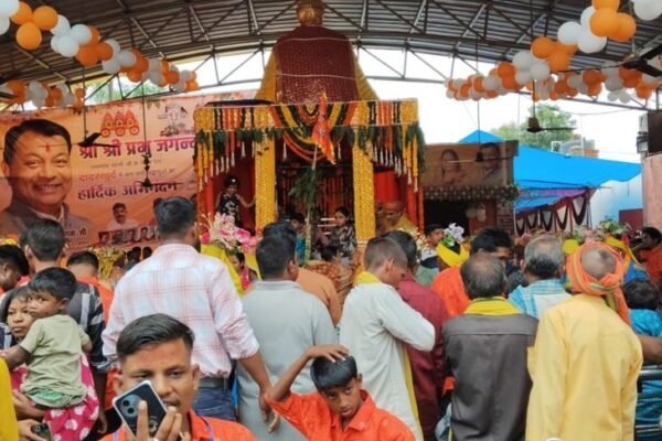 Jagannath Rath Yatra: कोरबा में धूमधाम से निकली भगवान जगन्नाथ की रथ यात्रा