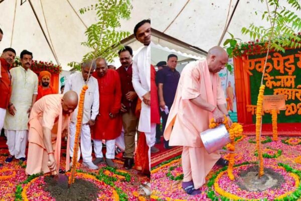 यूपी: गोरखपुर से महाअभियान की शुरुआत, 11 बजे तक लगे 14 करोड़ पौधे