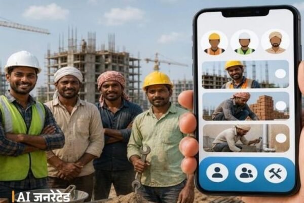 Labour: अब मोबाइल ऐप से घर बैठे मिलेगा श्रमिकों को काम