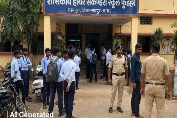 Raipur: फुंडहर स्कूल में 11वीं के छात्र ने सहपाठी पर किया चाकू से हमला