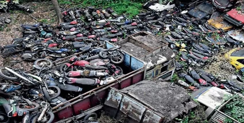 Lucknow Update: First dumping yard opens to seize illegal vehicles